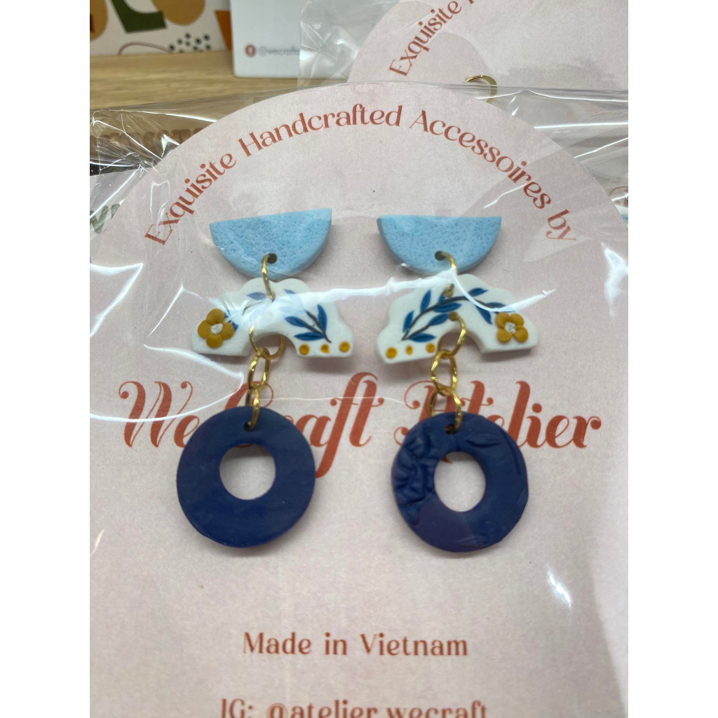 Khuyên tai đất sét Polymer