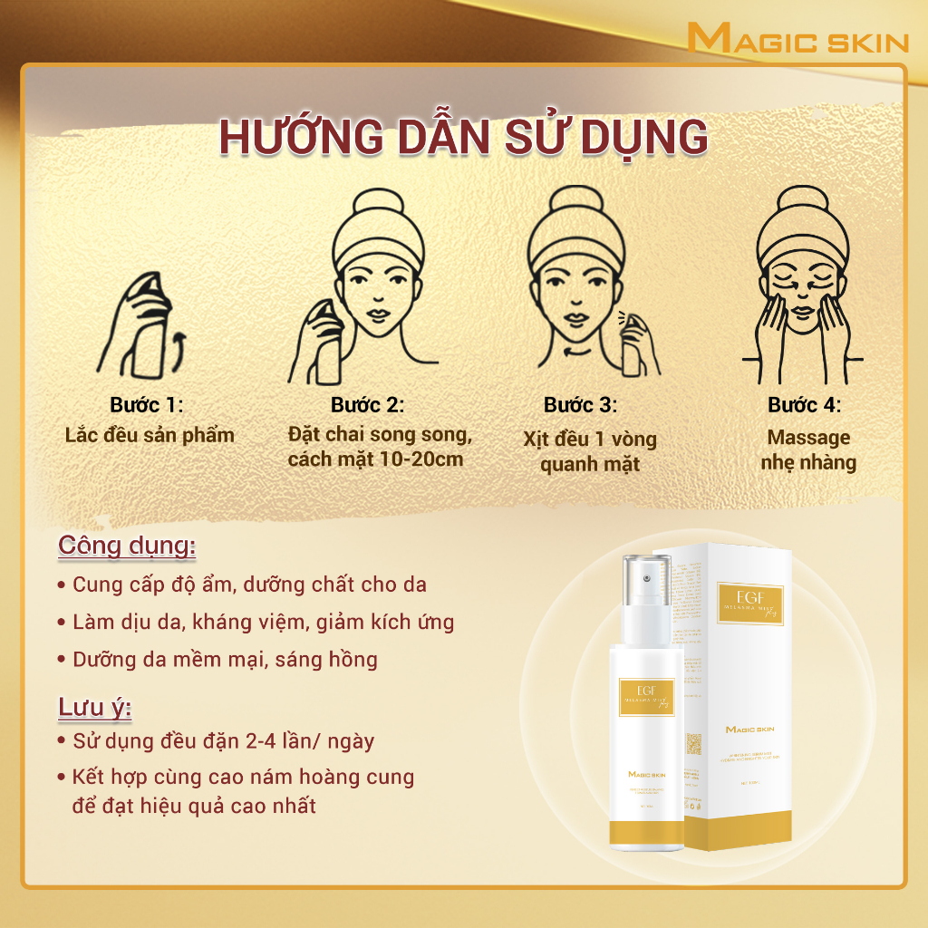 EGF Melasma Mist Plus - Xịt Nám Công Nghệ Tế Bào Gốc