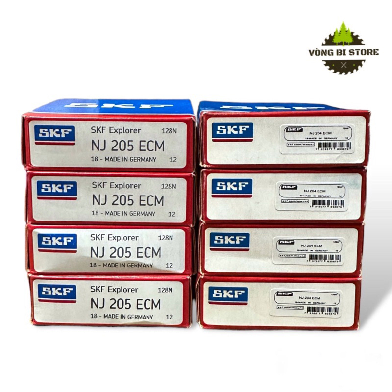 Vòng Bi Đũa Trụ NJ204, NJ205, NJ206, NJ207, NJ208,....