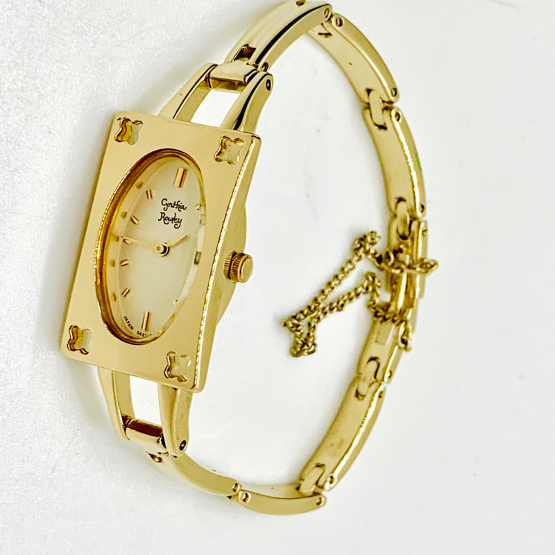 Đồng hồ tắc kê vàng fom tank hiệu ROWLEY chính hãng