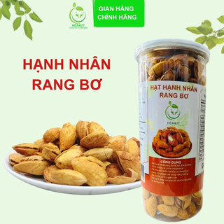 Hạt hạnh nhân rang bơ Heanut vỏ mỏng 500g Nhập Khẩu Mỹ 100%, hạt hạnh nhân rang là Hạt dinh dưỡng thơm ngon
