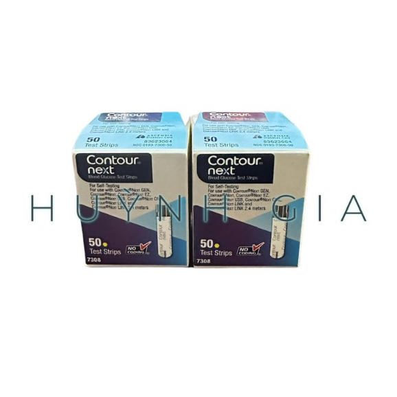Que Thử Đường Huyết Contour Next DATE 08/2024 Hộp 50 Que CHÍNH HÃNG