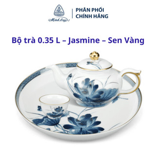Bộ trà 0.35 L Jasmine Sen Vàng - Gốm sứ cao cấp Minh Long I