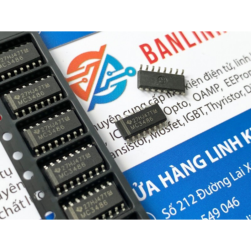 MC3486 IC Giao Tiếp SOP-16 kích thước 3.9mm