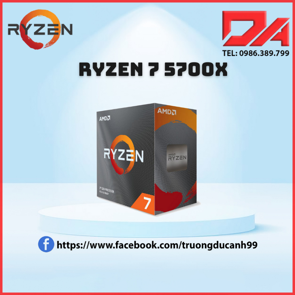 CPU R7 5700X TRAY NEW - BẢO HÀNH 12 THÁNG