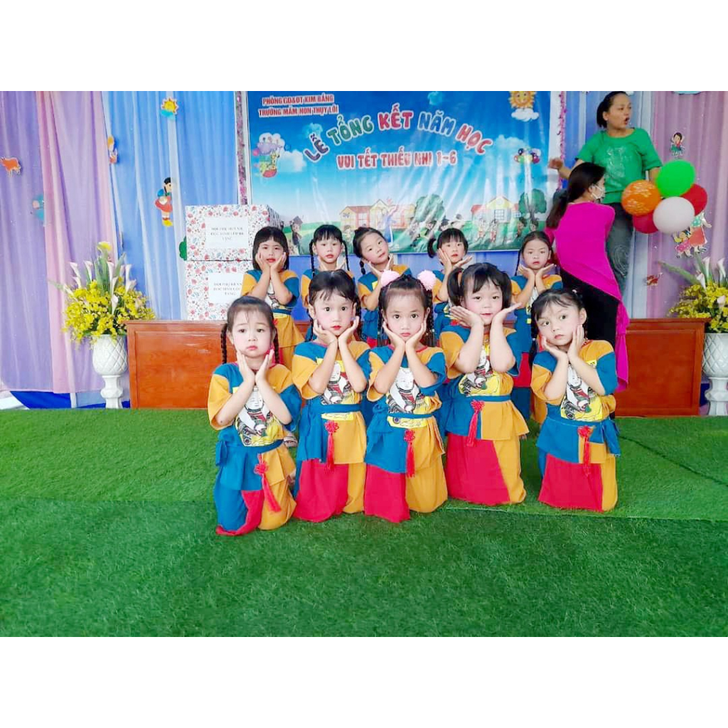 Trang phục đồng giao biểu diễn siêu đẹp, có size cho bé từ 12kg đến 40kg