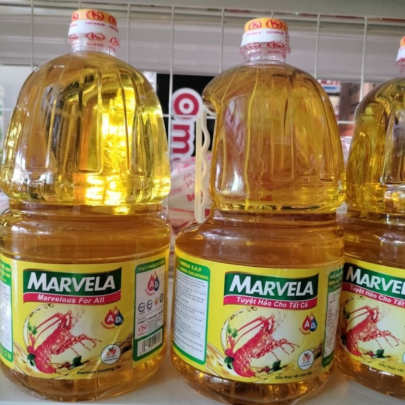 Dầu ăn Marvela can 2L