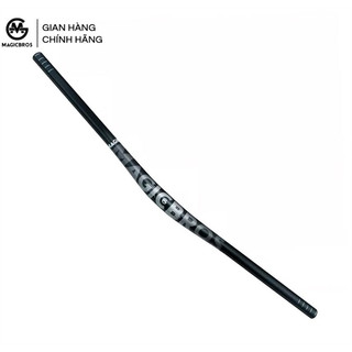 Ghi đông xe đạp thẳng MTB Magicbros dải logo mờ