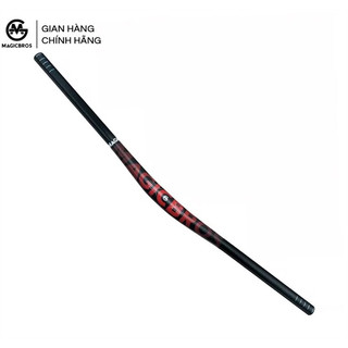 Ghi đông xe đạp thẳng MTB Magicbros dải logo mờ