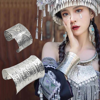 Vòng tay phụ kiện đôn hoàng phong cách boho, Mông Cổ - Tây Tạng cosplay miêu cương ngũ độc