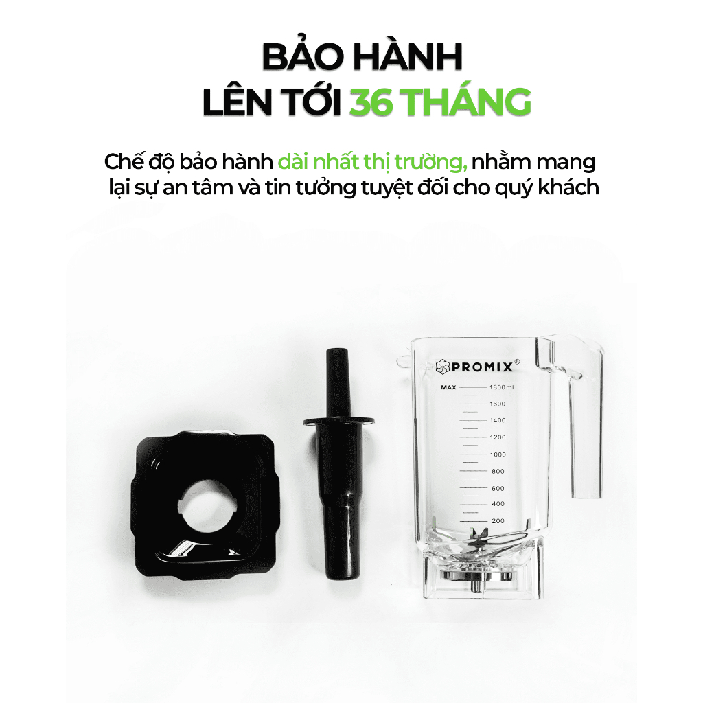 Máy xay sinh tố công nghiệp Promix-PM 911B công suất cao , giá rẻ  - Hàng chính hãng bảo hành 3 năm