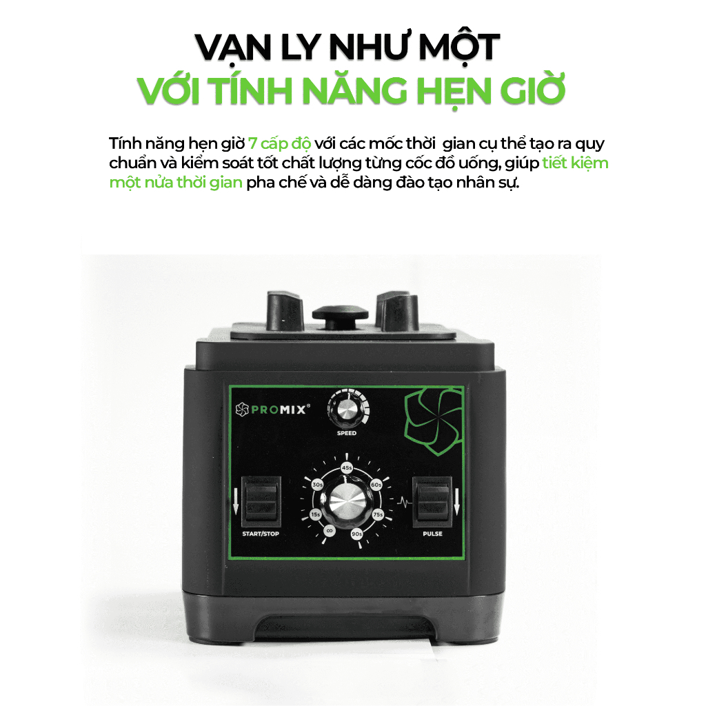 Máy xay sinh tố công nghiệp Promix-PM 911B công suất cao , giá rẻ  - Hàng chính hãng bảo hành 3 năm