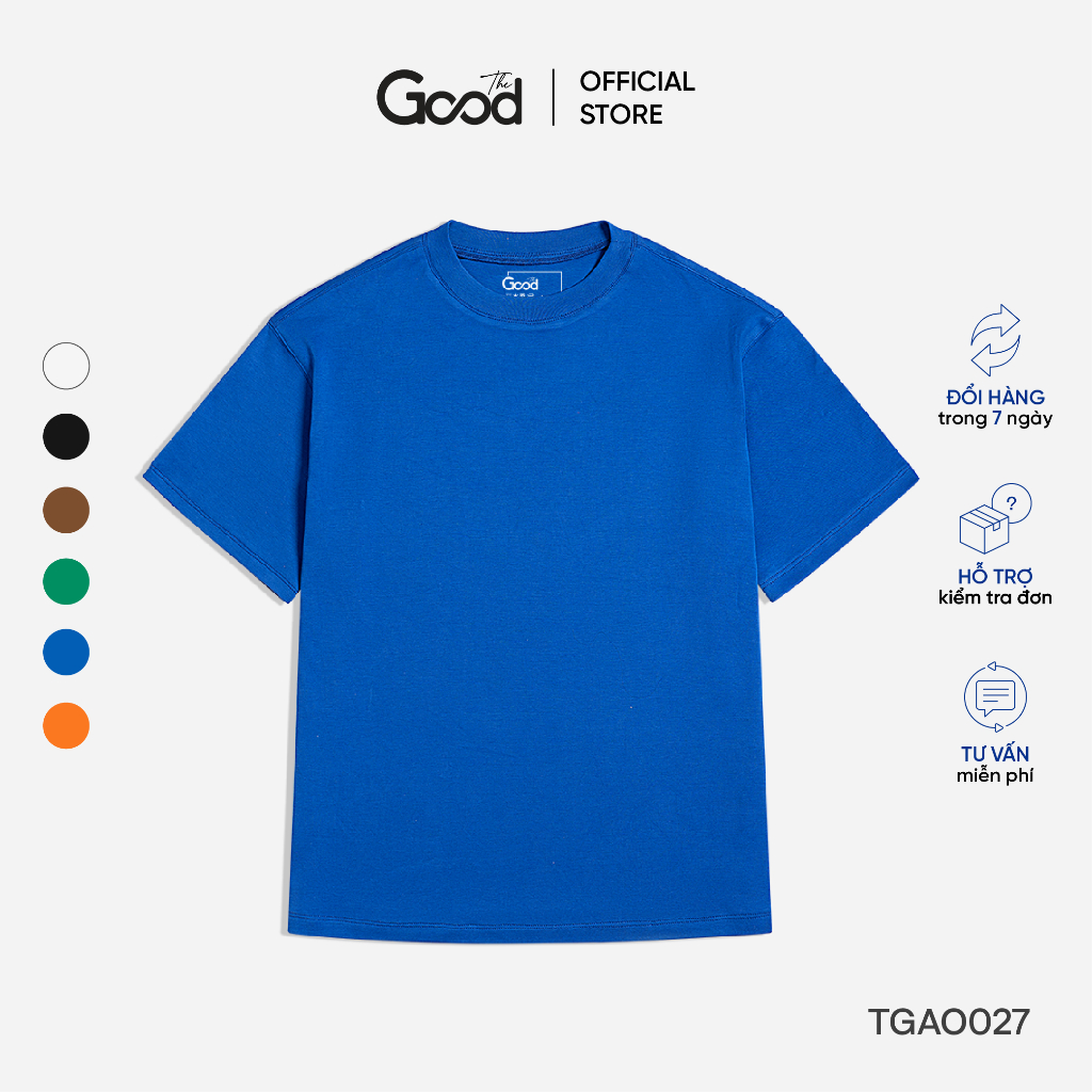 Áo Phông THE GOOD Trơn, Áo Thun Local Brand Oversize Form Rộng