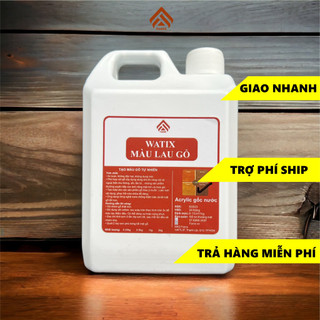  Combo Sơn Ngoại Thất Gỗ Watix Gốc Nước  Màu Đẹp Tự Nhiên an toàn không pha thêm dung môi 
