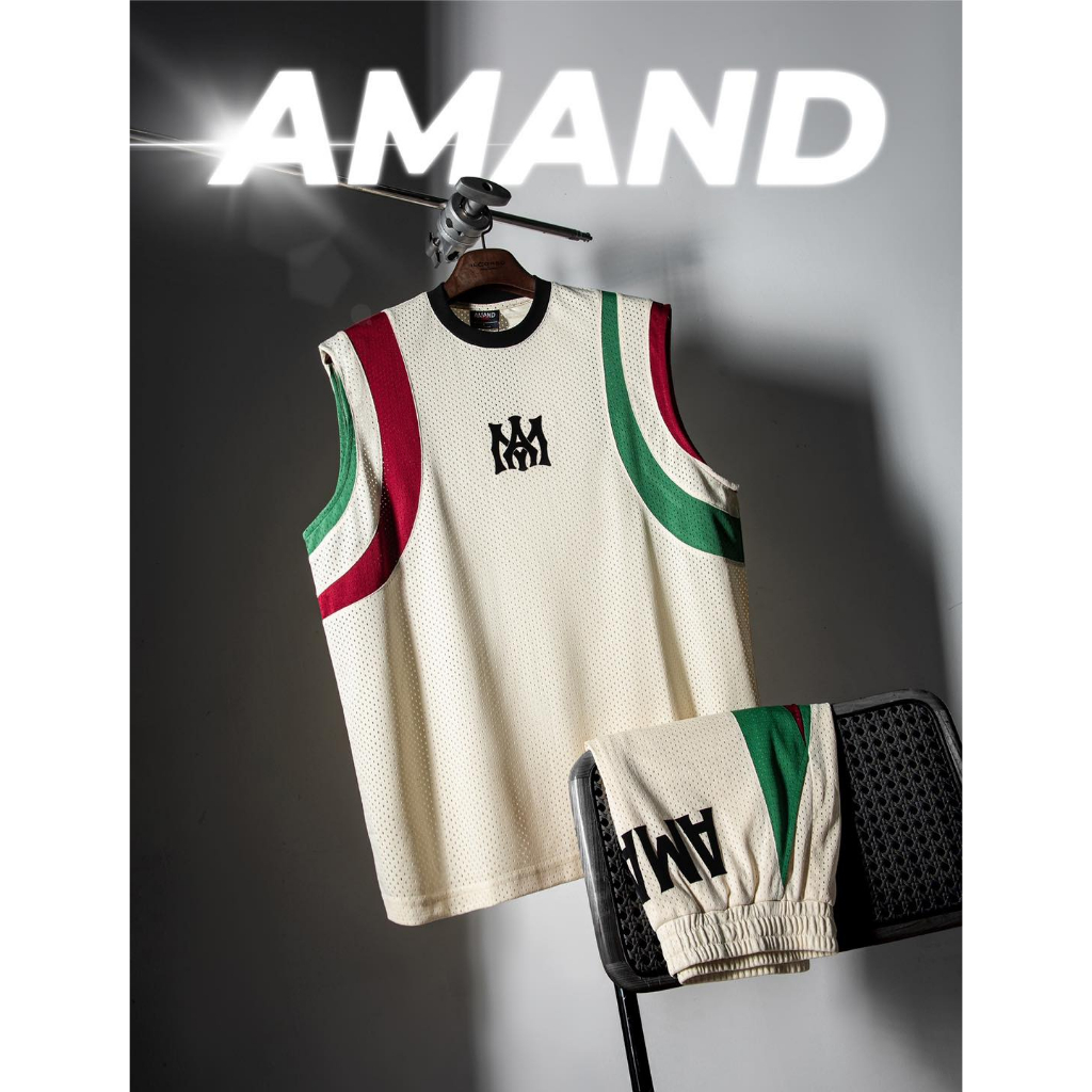 Bộ thể thao Amand Chaostic Breath Tanktop - Black/ Beige