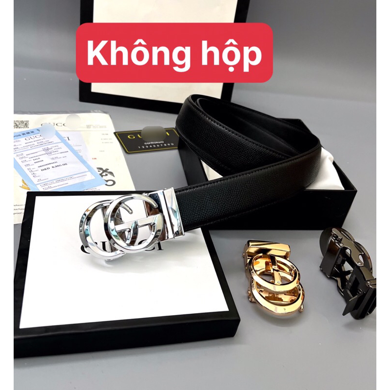 Thắt lưng nam thời trang _bản dây gạt: 3.6 cm