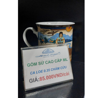 CA SỨ MINH LONG (CA LOE 0.35) "CHĂN CỪU" CA UỐNG NƯỚC GỐM SỨ