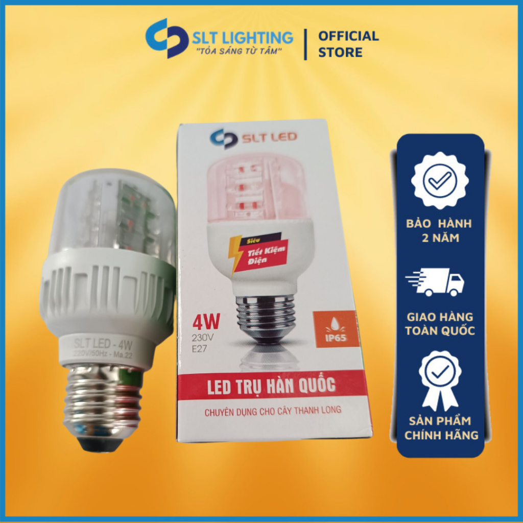 Bóng Đèn Led Chuyên Dụng Cho Thanh Long Công Suất 4w Tiết Kiệm Điện Năng Vào Chiếu Sáng Nông Nghiệp