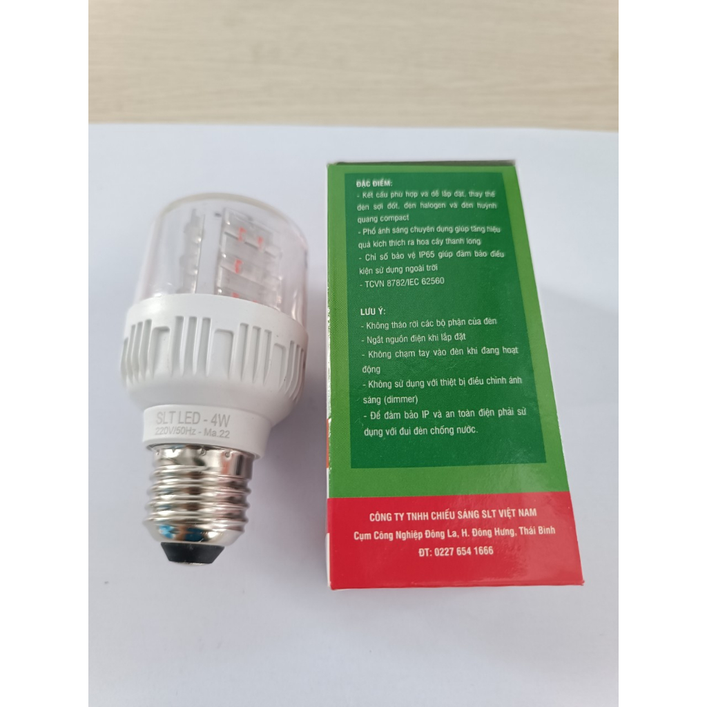 Bóng Đèn Led Chuyên Dụng Cho Thanh Long Công Suất 4w Tiết Kiệm Điện Năng Vào Chiếu Sáng Nông Nghiệp