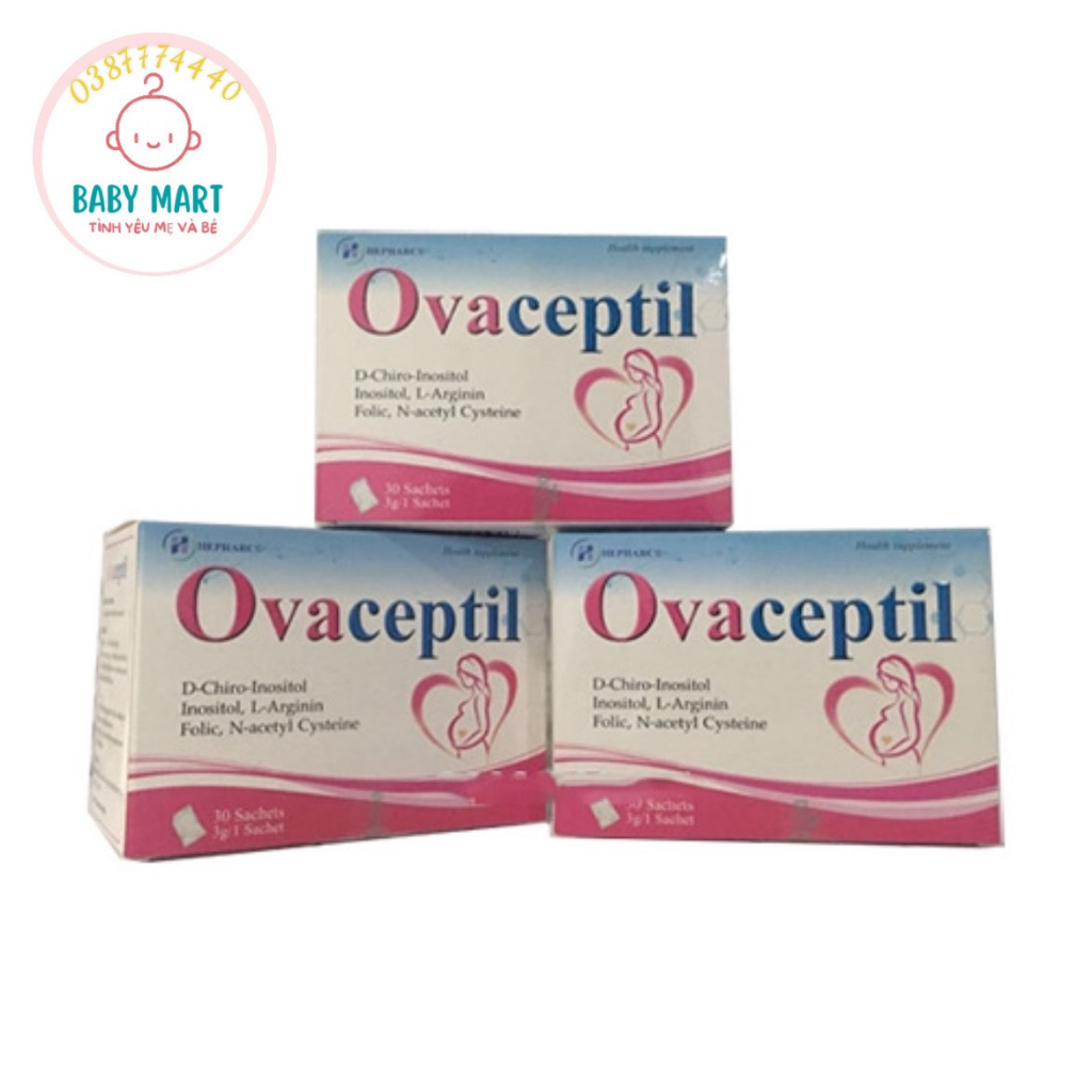 Ovaceptil Hỗ Trợ Sinh Sản Nữ Giới - Bổ Trứng, Điều Kinh