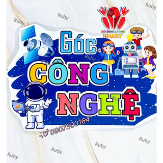Bảng tên góc A4 - Mẫu thêm - Đồ dùng dạy học Ruby