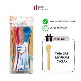 Set 4 Thìa báo nóng Munchkin từ 4 tháng