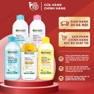 Nước Tẩy Trang làm Sạch Sâu, Ngừa Mụn, Sáng Da Garnier Micellar Cleansing Water 400ml