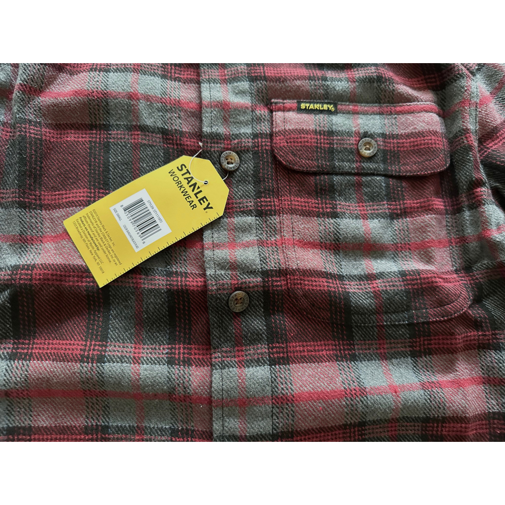 Sơ mi St/\nley Cotton flannel dành cho Nam. Chất vải dày dặn và chắc chắn. Hàng chính hãng, xịn 100%.