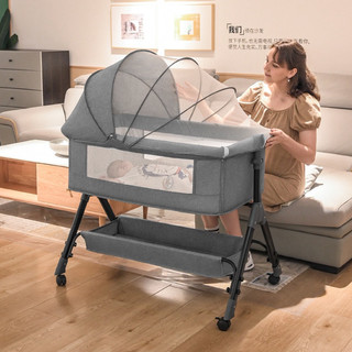 Nôi vải cho bé,nôi cũi ghép cạnh giường bố mẹ, gấp gọn tiện lợi, thoáng mát MINA KIDS