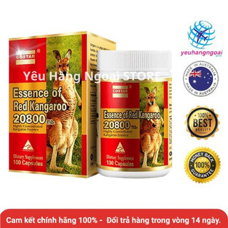 Viên uống Costar Essence of Red Kangaroo 20800 Max của Úc 100 viên.
