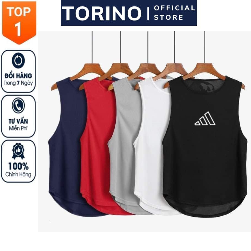 Áo ba lỗ gym nam 𝐀-𝐃𝐈𝐃𝐀𝐒 chất vải Cotton Thái co giãn 4 chiều, lỗ nhỏ thoáng khí, thấm hút mồ hôi tốt