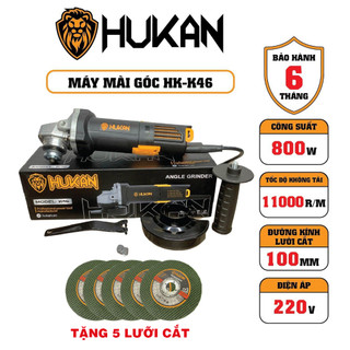 Máy mài góc điện hukan hk-k46 công suất 800w công tắc đuôi. máy mài cắt cầm tay. máy mài. máy cắt