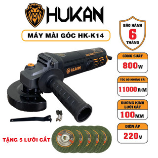 Máy mài góc điện hukan hk-k14 công suất 800w công tắc đuôi. máy mài cắt cầm tay. máy mài. máy cắt