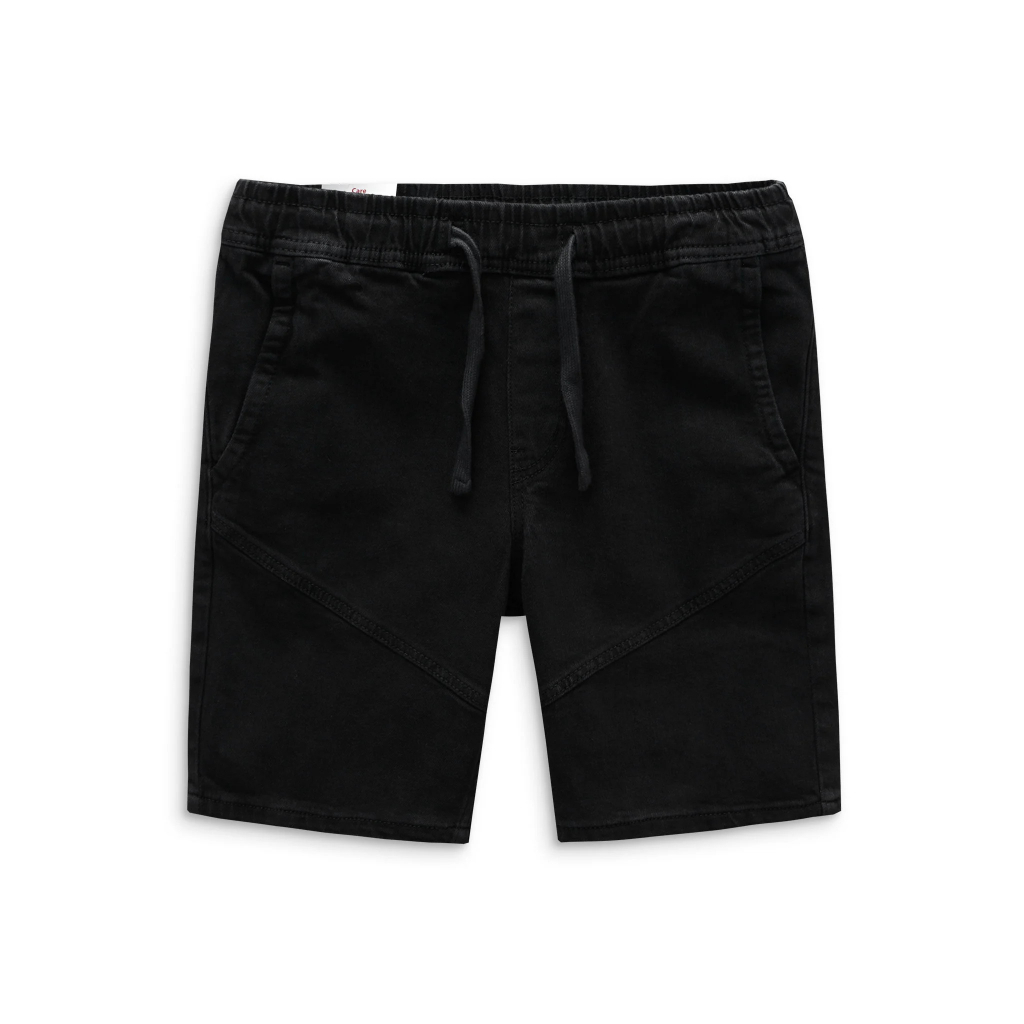 Quần Short Jeans Nam ICONDENIM Lưng Thun Phối Rập QSID0069