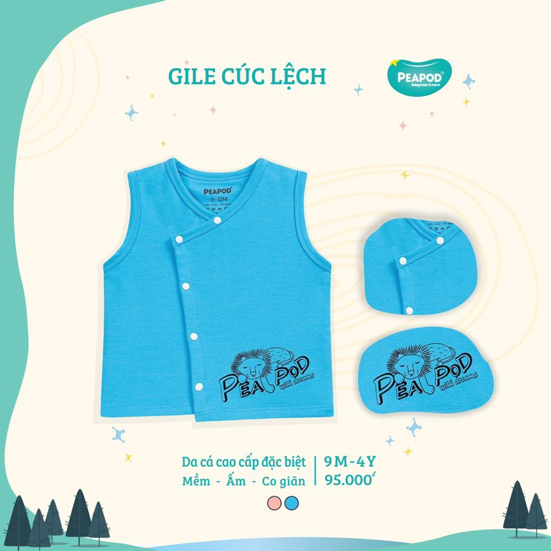 Peapod Áo gi-lê nỉ da cá