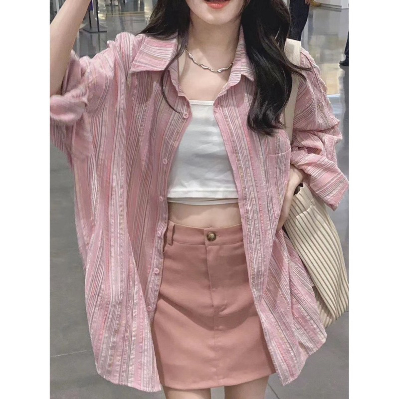 [ GOM ORDER ] sơ mi hồng