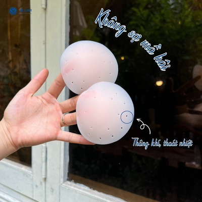 Miếng Dán Ngực Silicon Siêu Dính Lỗ Khí Thông Thoáng Al1122 Nội Y Bechipi
