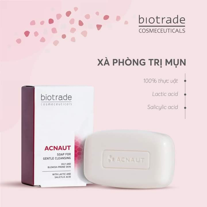 Xà phòng hỗ trợ giảm mụn BIOTRADE ACNAUT SOAP