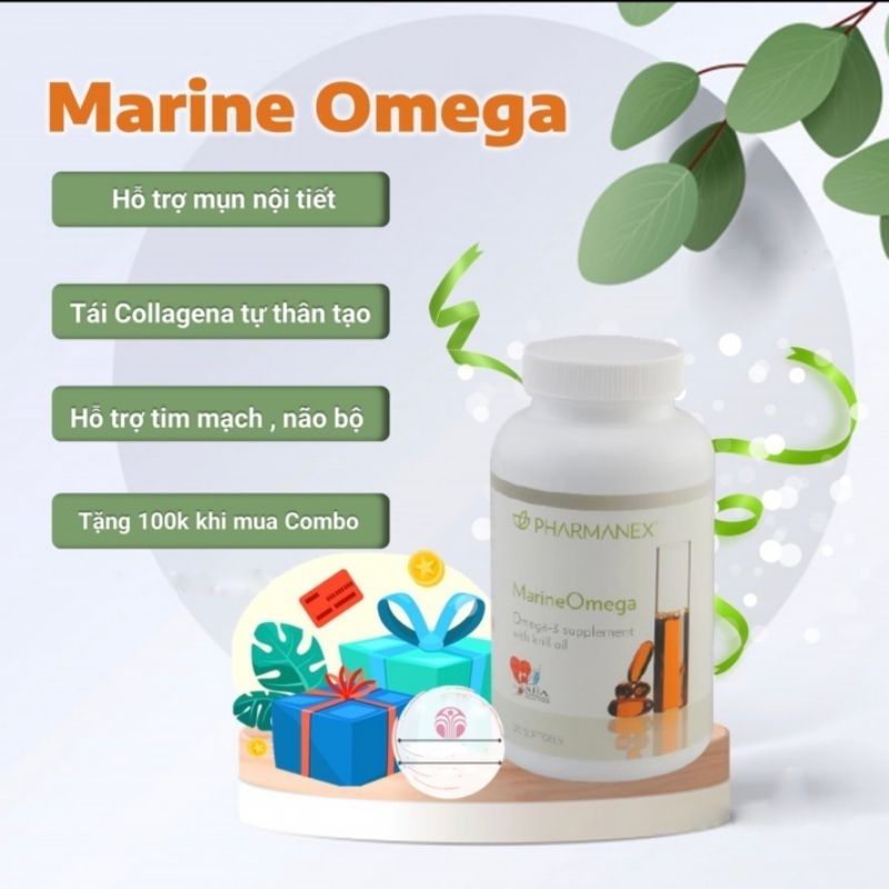 Thực phẩm bảo vệ sức khỏe Nuskin Marine Omega ( 120 viên )