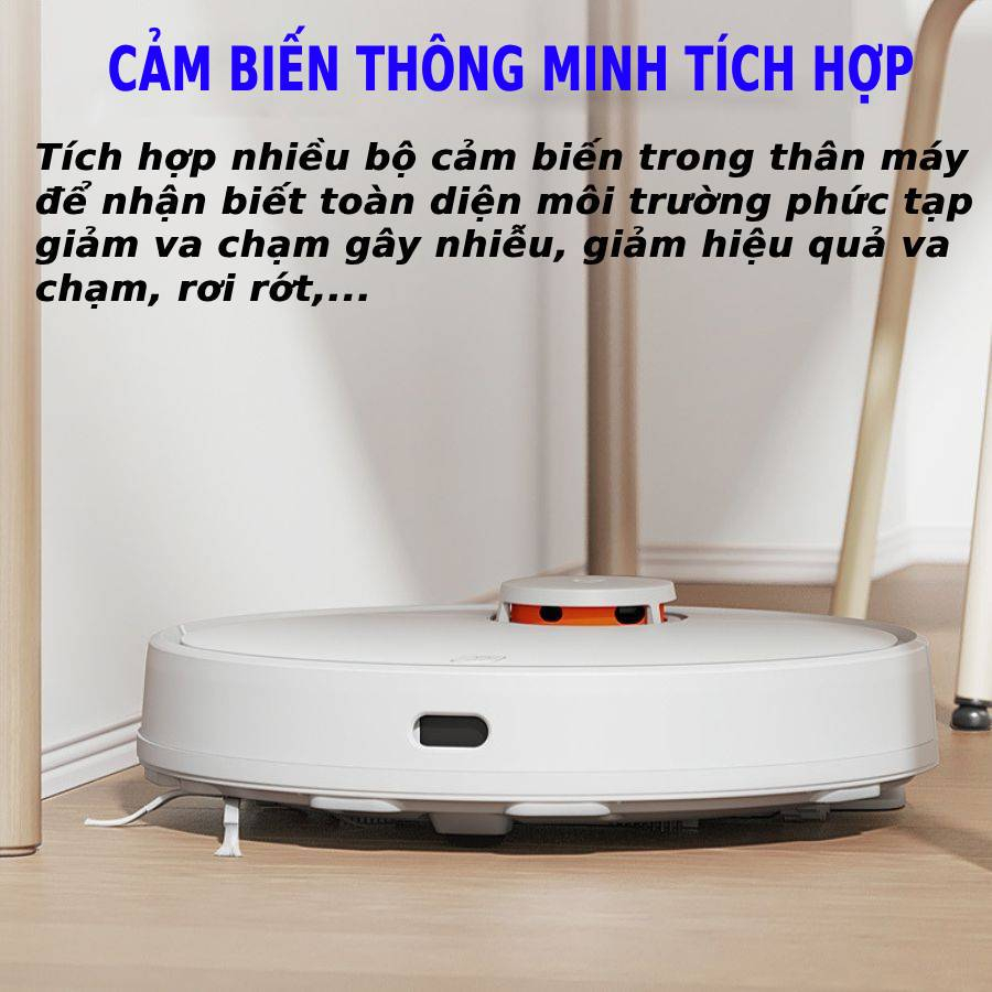 Robot hút bụi lau nhà thông minh Xiaomi Mijia 3C cảm ứng tránh chướng ngại vật thông minh