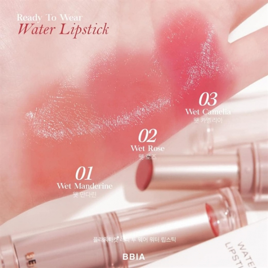 Son Thỏi Bbia Ready To Wear Water Lipstick 3g