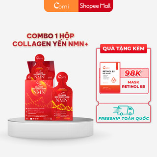 1 Hộp 250ml Nước Uống Collagen NMN+ Comi Nhật Bản, Giải Pháp Chống Lại Lão Hóa Da, Giúp Da Tươi Sáng Mịn Màng