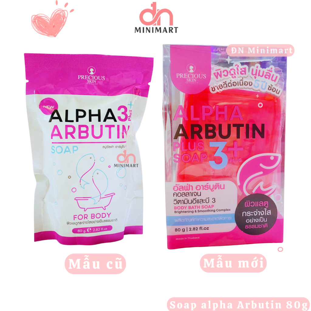 Xà Phòng Kích Trắng Alpha Arbutin Collagen Soap Thái Lan