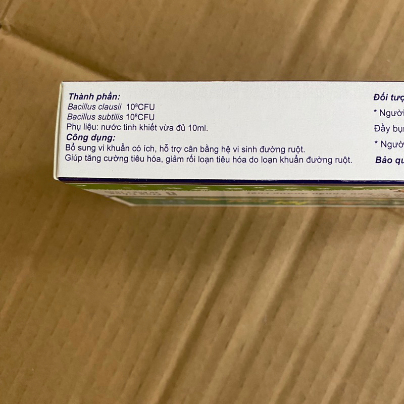 Men sống vi sinh Colibacter Gold - 20 ống- Men sống bạch mai thế hệ 2- giúp tăng cường tiêu hóa ,giảm rối loạn tiêu hóa