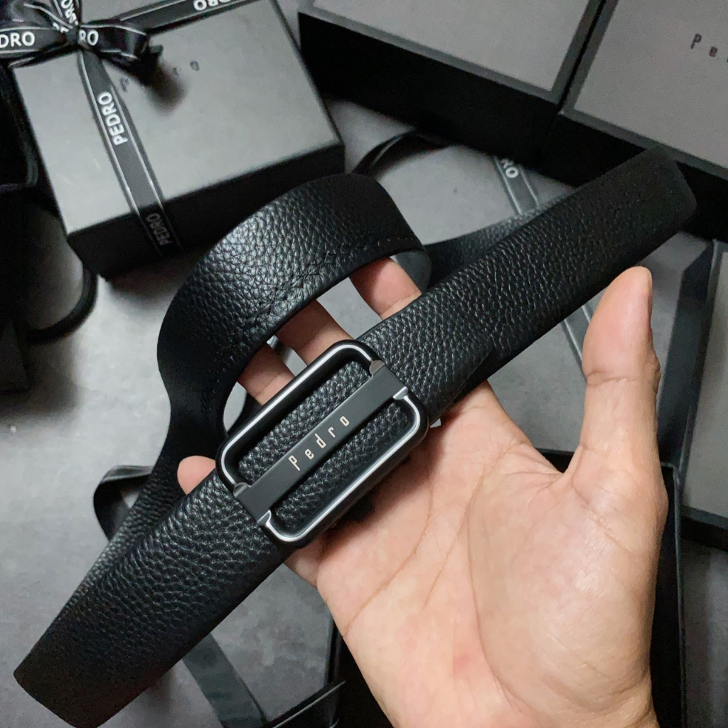 Nịt nam cao cấp mặt chữ nhật nncc - NN319