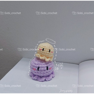 Móc khoá bạch tuộc len mini 🐙