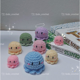 Móc khoá bạch tuộc len mini 🐙