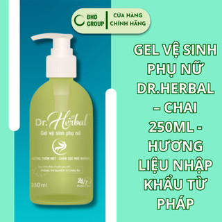 GEL VỆ SINH PHỤ NỮ DR.HERBAL – HD PHARMA – CHAI 250ML - HƯƠNG LIỆU NHẬP KHẨU TỪ PHÁP