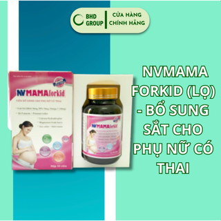 THỰC PHẨM CHỨC NĂNG - NVMAMA FORKID (LỌ) - BỔ SUNG SẮT CHO PHỤ NỮ CÓ THAI