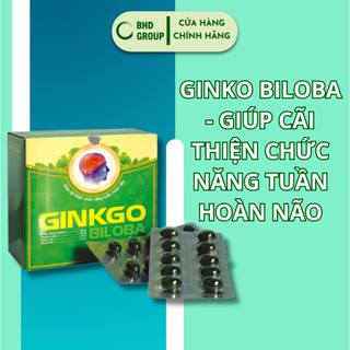 GINKO BILOBA - GIÚP CÃI THIỆN CHỨC NĂNG TUẦN HOÀN NÃO